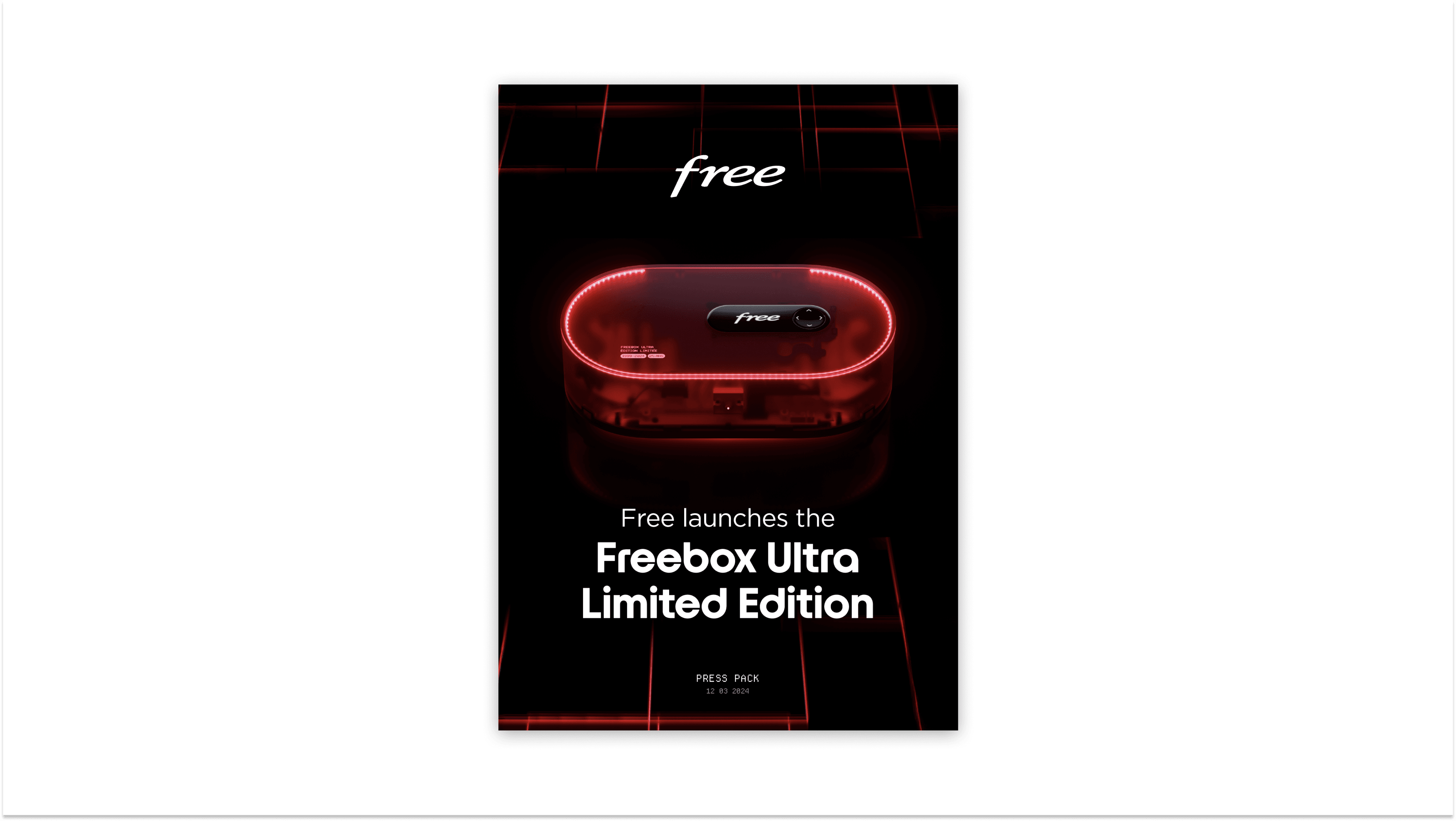 iliad Group - Free launches the Freebox Ultra Limited Edition